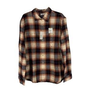 NWT Sonoma Men's Super Soft Flannel Shirt XL